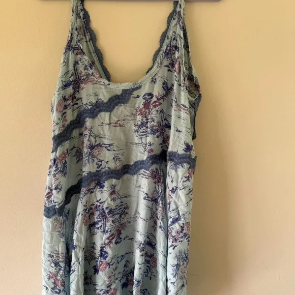 Free People Slip My Mind Printed Trapeze Dress - Picture 6 of 9